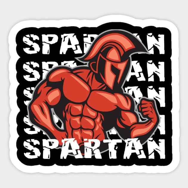 Spartan Strong Sticker by WARKUZENA
